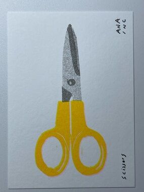 Anastasia Inciardi Scissors Mini Print